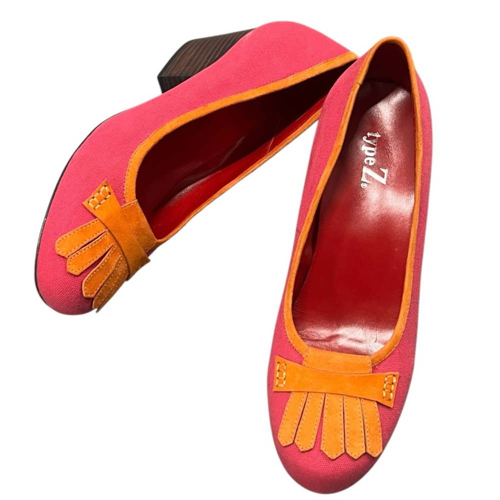Type Z Suede Kiltie & Canvas shoe